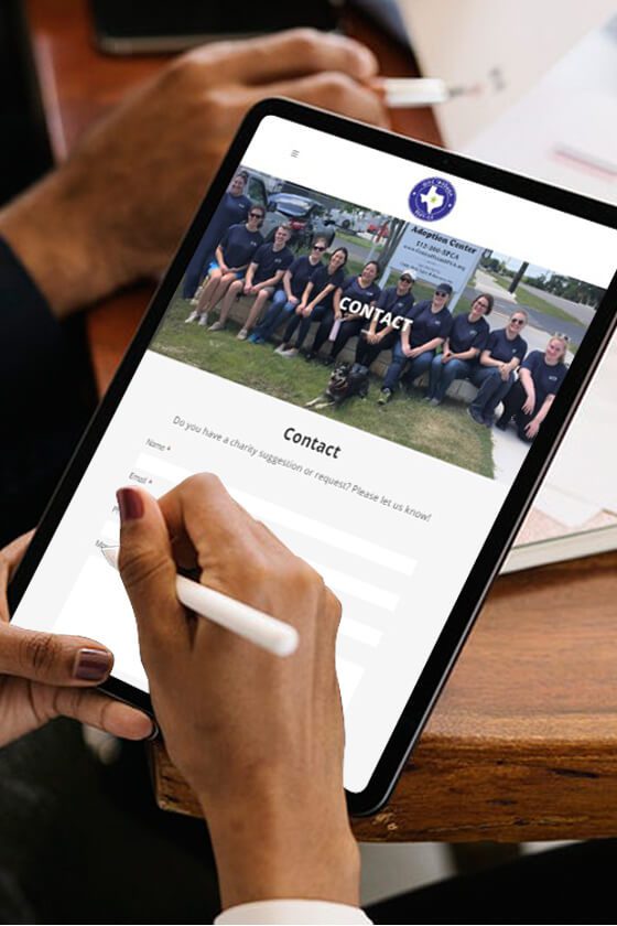 Give Through Service Content