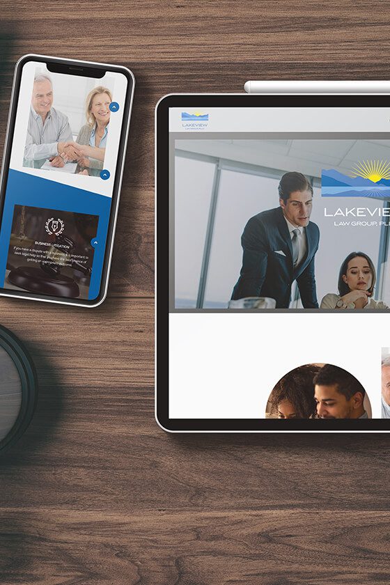 Lakeview Law Group Web Design