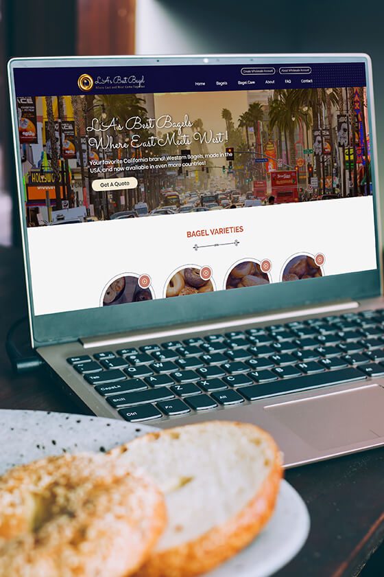 LA's Best Bagels Website