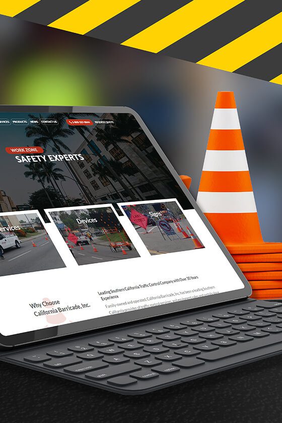 California Baricade Web Design