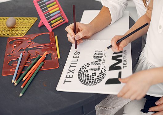 LMI Textiles Logo Design 1