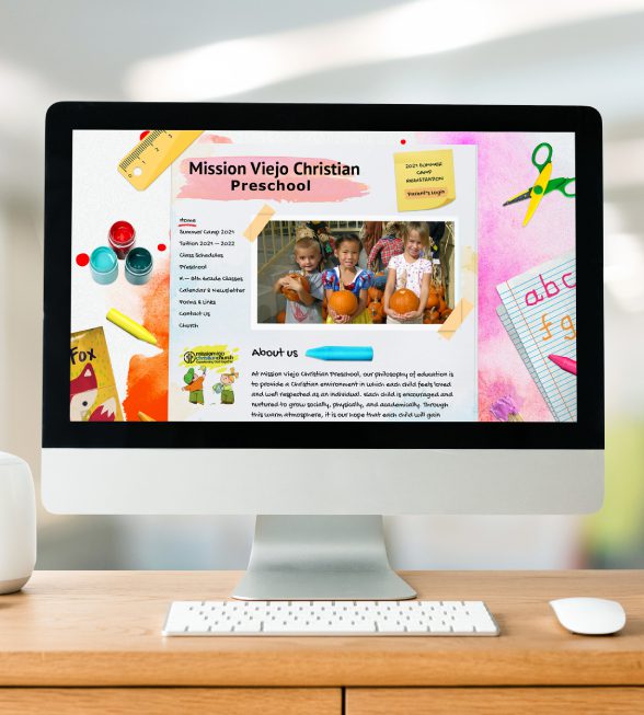 Mission Viejo Christian Preschool Website